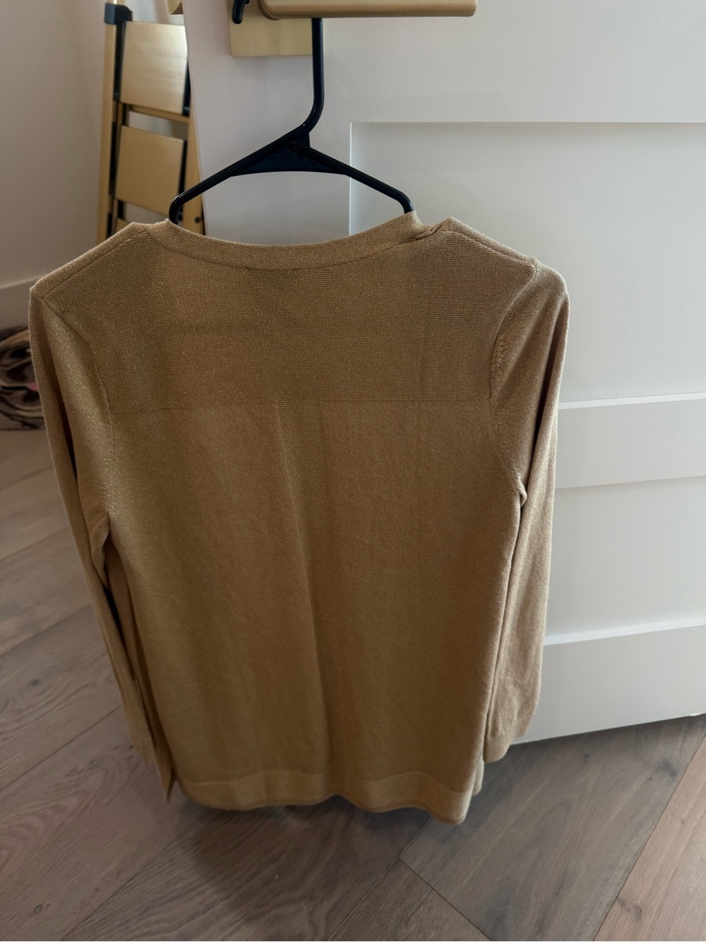 Talbots Gold Open-Front Pocket Cardigan - Picture 2 of 2